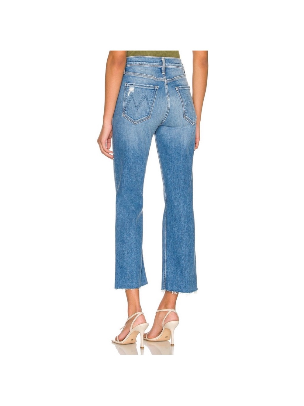 MOTHER DENIM TRIPPER ANKLE FRAY JEANS SZ 30 - Picture 2 of 8